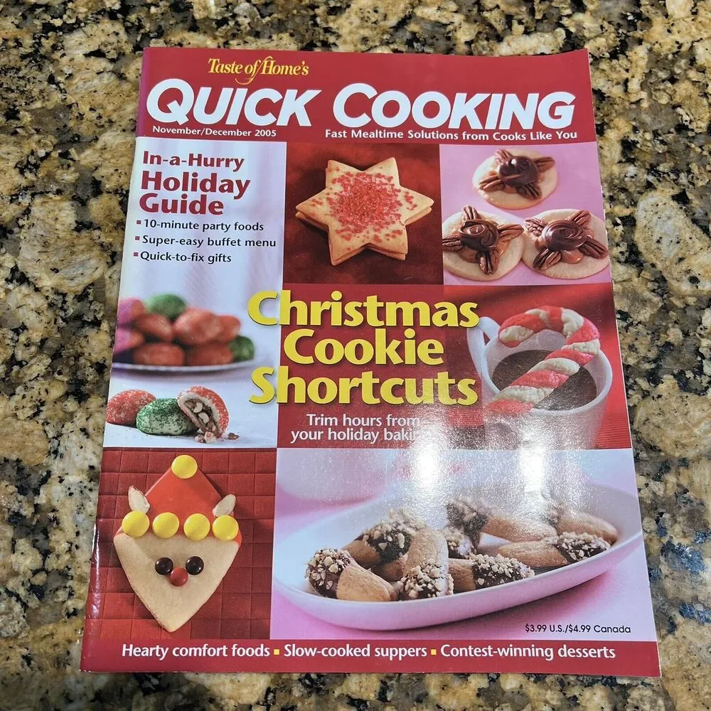 Lot Of Taste Of Homes Quick Cooking Back Issues Recipes Magazines 2005 set Of 6